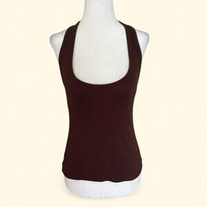 Princess Polly Brown Halter Top